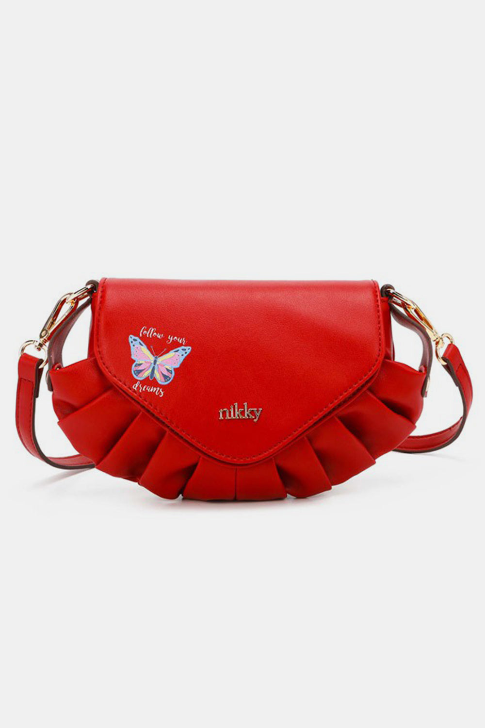 Buy red Nicole Lee USA Graphic Crossbody Bag