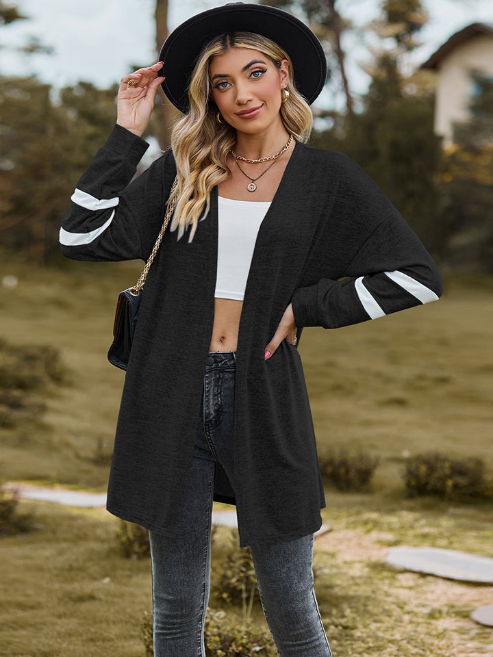 Buy black Long Sleeve Cardigan