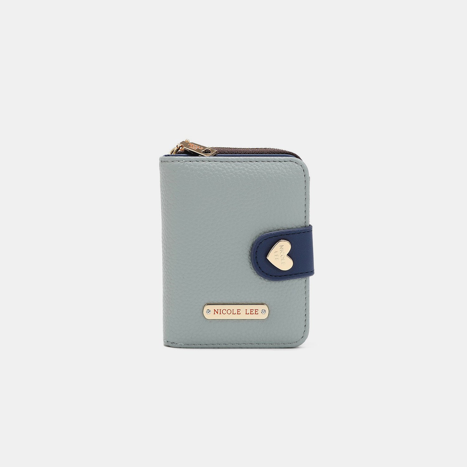 Buy blue Nicole Lee USA Solid Heart Bifold Wallet