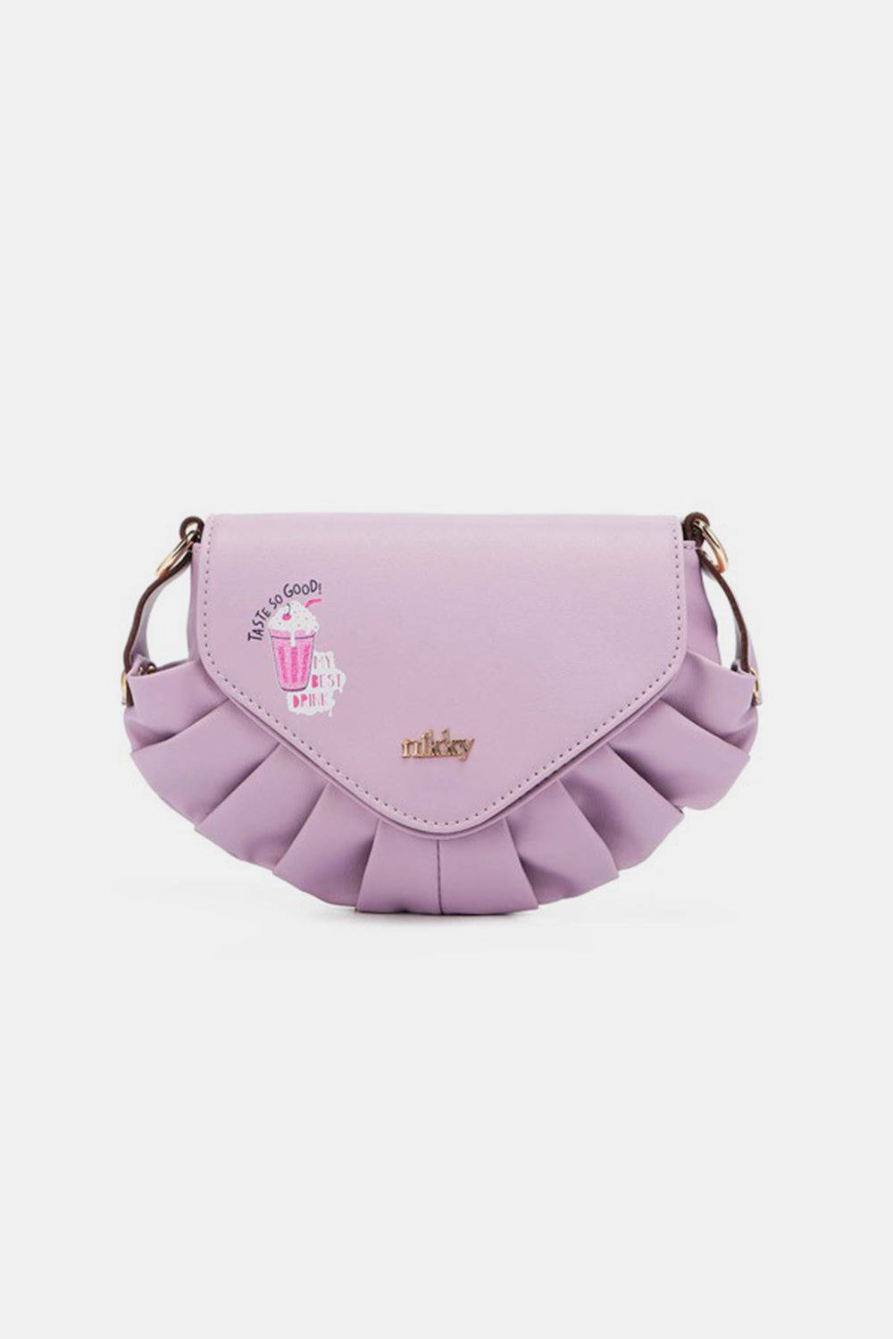 Buy lavender Nicole Lee USA Graphic Crossbody Bag