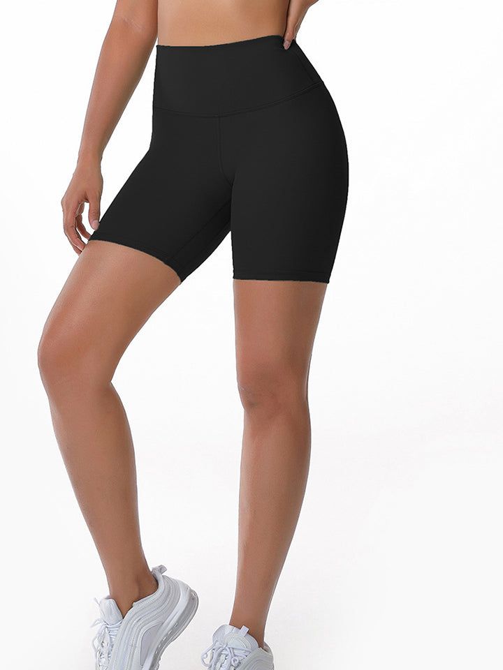 Buy black Wide Waistband Sports Shorts