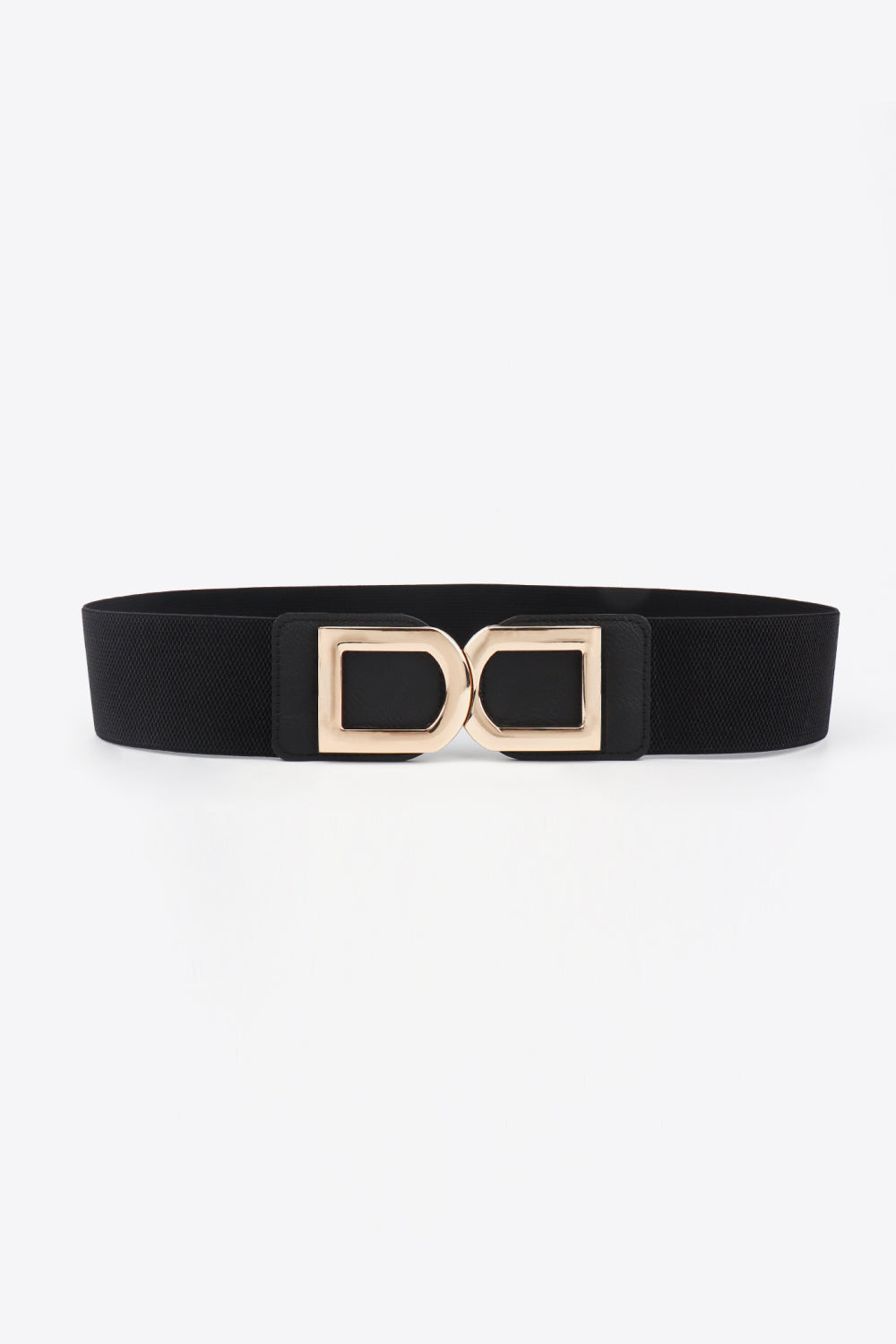 Buy black Double D Buckle PU Belt