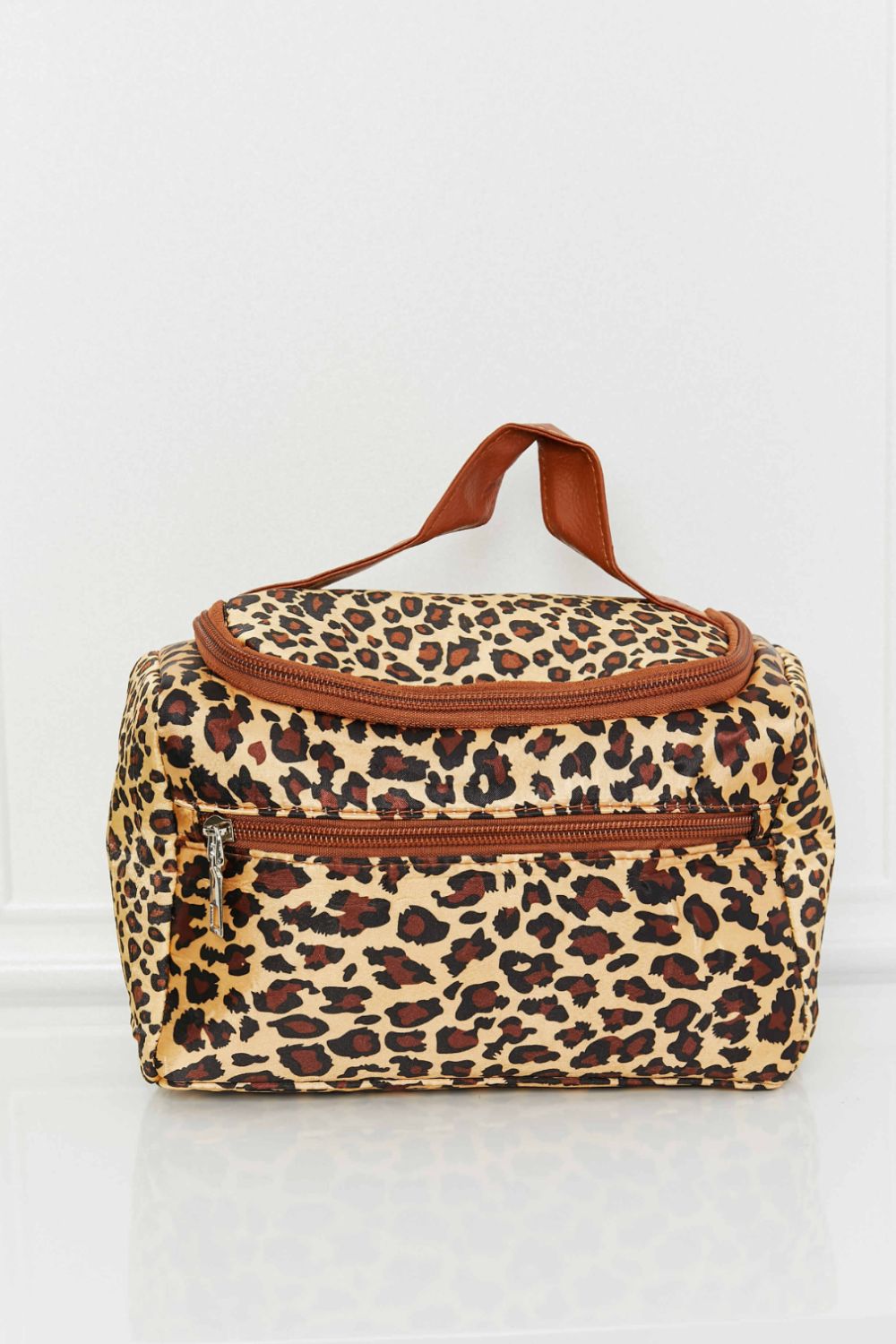 Buy leopard Printed Makeup Bag with Strap