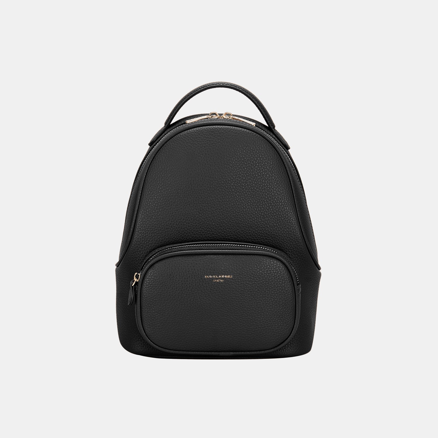 Buy black David Jones PU Leather Handle Backpack